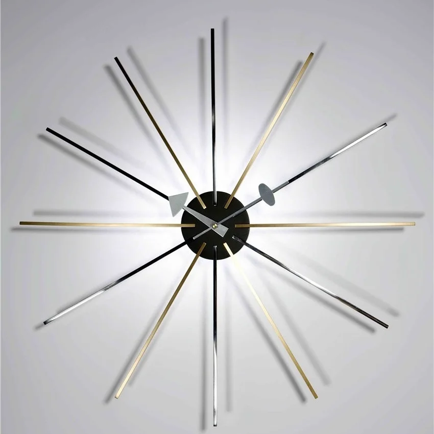 Классический дизайн звезда большие настенные часы диаметр 61cm-тишина/Настенные часы напрямую с фабрики Шеньчжень распродажа/