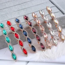 1 шт. Мода для женщин обувь для девочек Bling головные уборы со Стразами Шпильки сплав зажимы для волос заколка аксессуары для волос