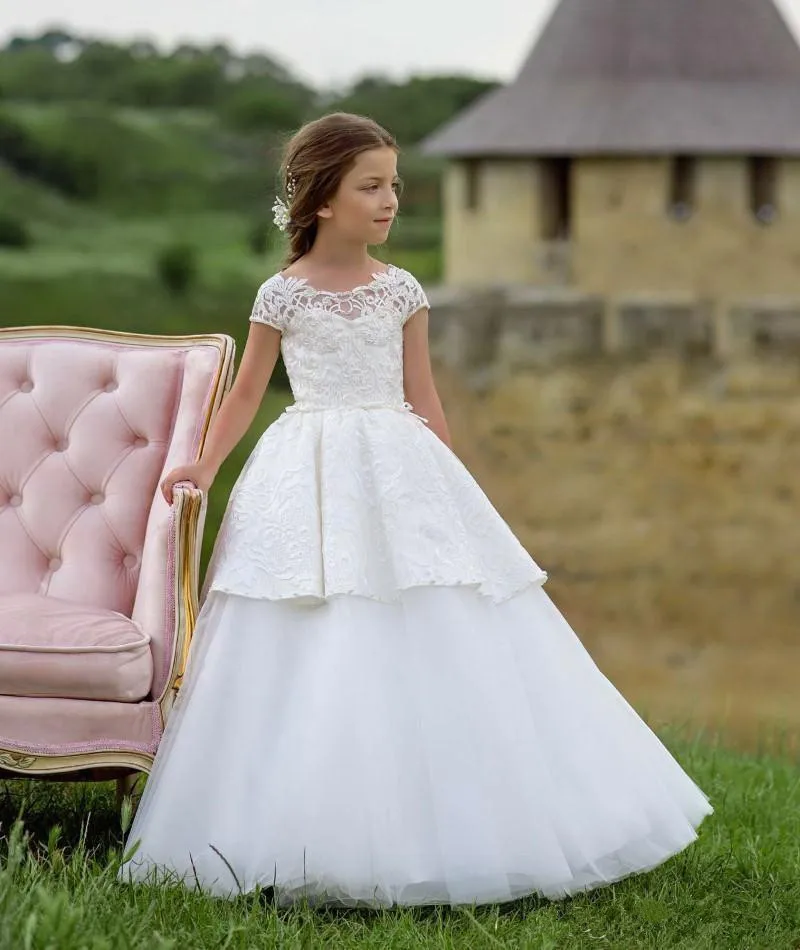 cheap-princess-white-flower-girl-dresses-with-bow-sash-kids-communion-dress-birthday-wear-gowns (2)_