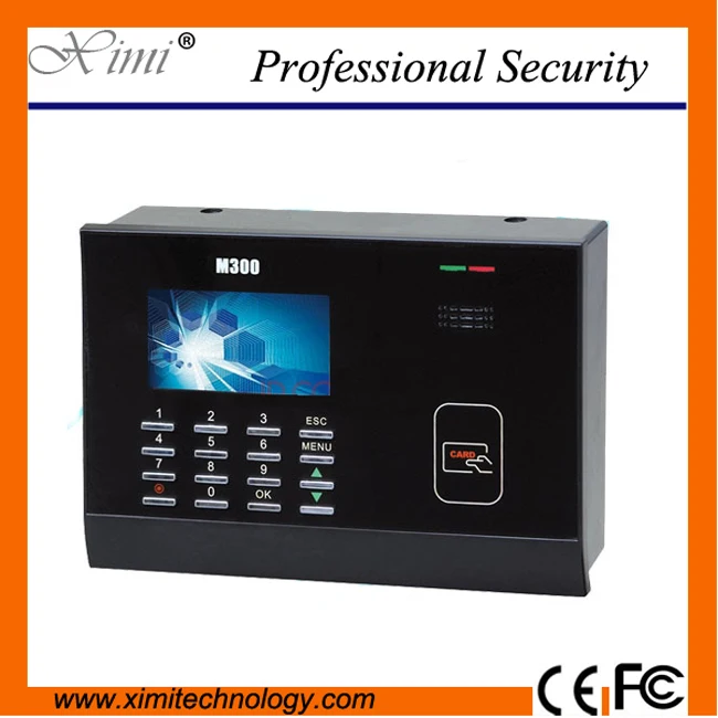 

Hot Sale Standalone Free Software Proximity Smart Card Reader M30013.56MHZ IC Card Time And Attendance