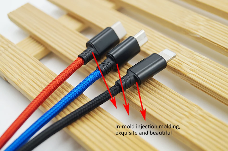 Universal 3 in 1 Lighting Charge Cable For iPhone 7 8 6 6s Plus X Micro USB Type-C For Xiaomi Samsung Long Charging Cables 1 (13)