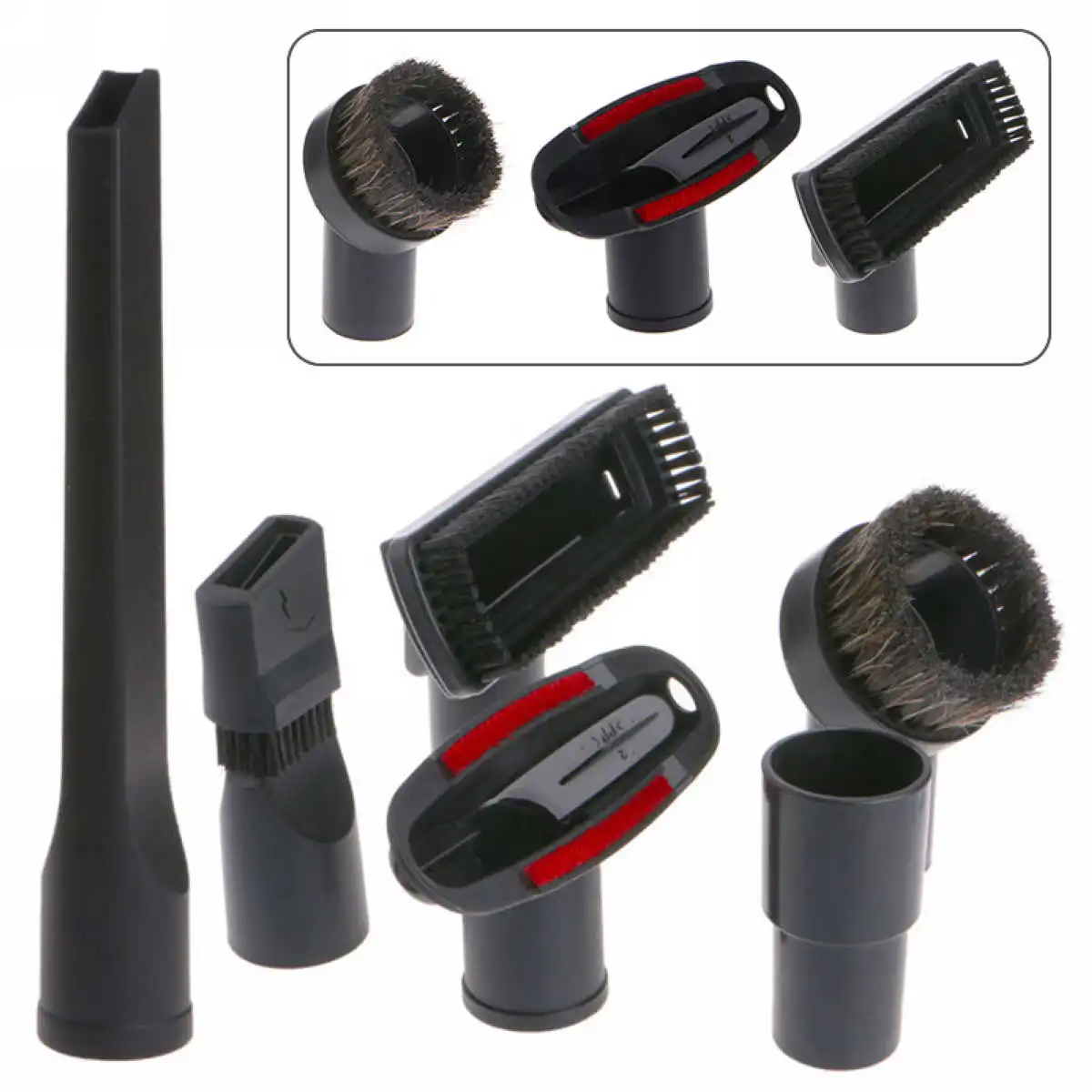 6pcs x Vacuum Cleaner Brush Nozzle Home Dusting Crevice Stair Tool Kit 32-35mm New accessories