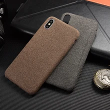 Хлопковый тканевый чехол ярких цветов s для iPhone 6S 8 6 7 Plus 11 Pro, мягкая тонкая задняя крышка для iPhone XS Max, кожаный чехол для телефона