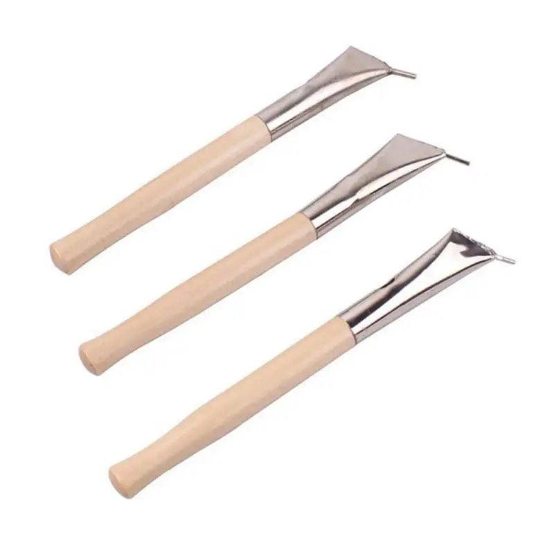 3x Pottery Clay Sculpture Wax Printing Pens Batik for DIY Sculpting Carving