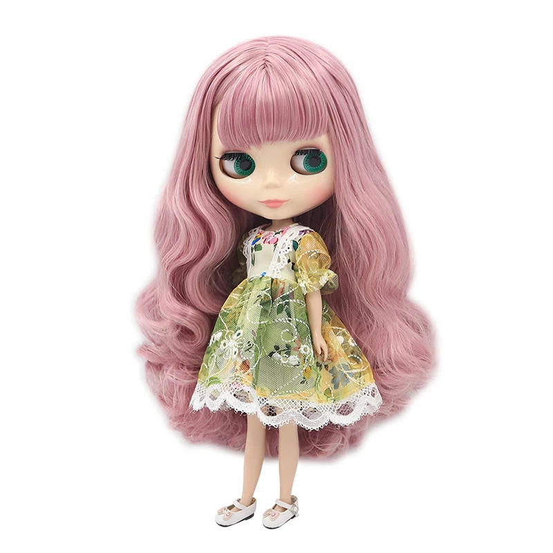 Blyth doll ледяное зеленое кружевное платье Милая одежда