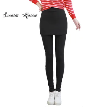 

2017 trousers women pants+skrits leggings winter warm pants legging feminina