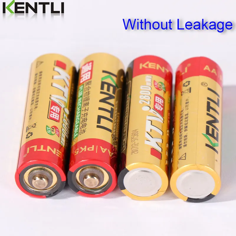 8 шт. KENTLI 1,5 в AA PK5 2800mWh литий-ионная аккумуляторная батарея+ 4 слота литиевая быстрая AA зарядное устройство