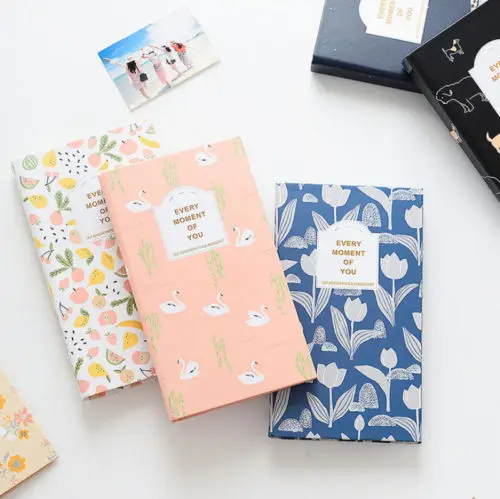 

Hot Unique Design Polaroid Picture Album 84pcs 3Inch Floral Craft Paper Pastoralism Photos Storage Case Family