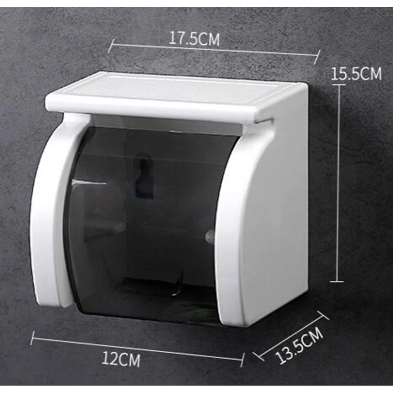 Водонепроницаемый держатель для туалетной бумаги держатель для салфеток рулон бумажный держатель коробка прочные аксессуары для ванной комнаты Бесплатный удар SQ-5083