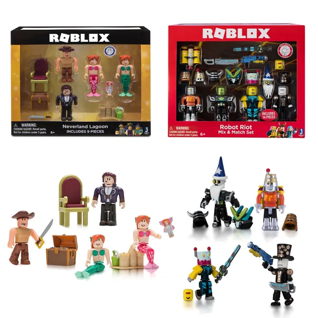 Us 681 18 Offroblox Champions Of Roblox Action Figure 6 Pack Set Roblox Robot Characters Games Series 1 2 Playset Figurines Christmas Toys In - 