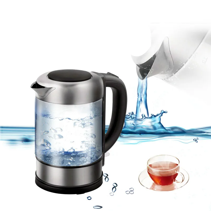 Electric kettle 304 stainless steel German imported glass Safety Auto