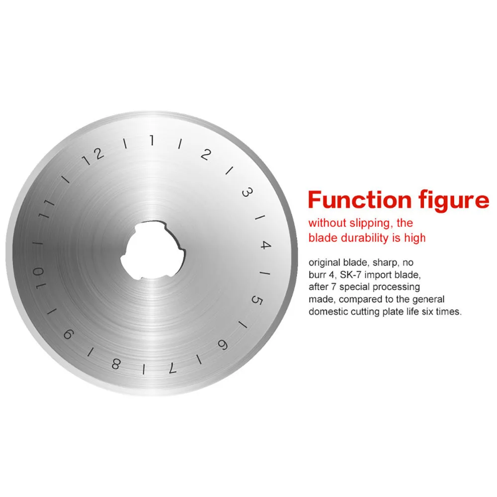 10 шт./компл. 45 мм лоскутное Ножи круговой ткань кожаный ремесленный резак лезвие для роторного режущего пополнения чернил ножи швейная резаки инструменты