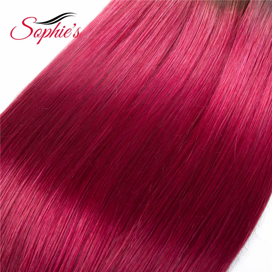 Sophie's Pre-colored Ombre 3 Bundles T1B/BUG Color Human Hair Bundles Brazilian Straight Hair Weaves Non-Remy Hair Extensions Sophie's Pre-colored Ombre 3 Bundles T1B/BUG Color Human Hair Bundles Brazilian Straight Hair Weaves Non-Remy Hair Extensions