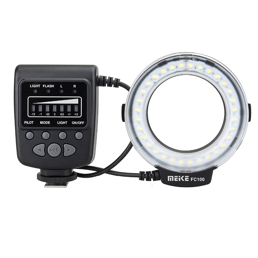 Meike FC-100 fc100 macro anel de luz