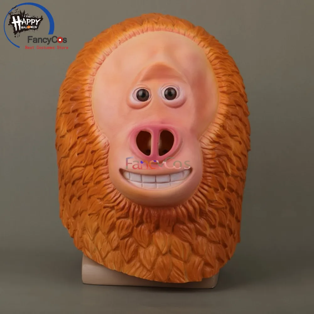 

Missing Link Ape Mr. Link Helmet Cosplay Halloween monkey animal Mask Props Gifts Latex Mask High Quality