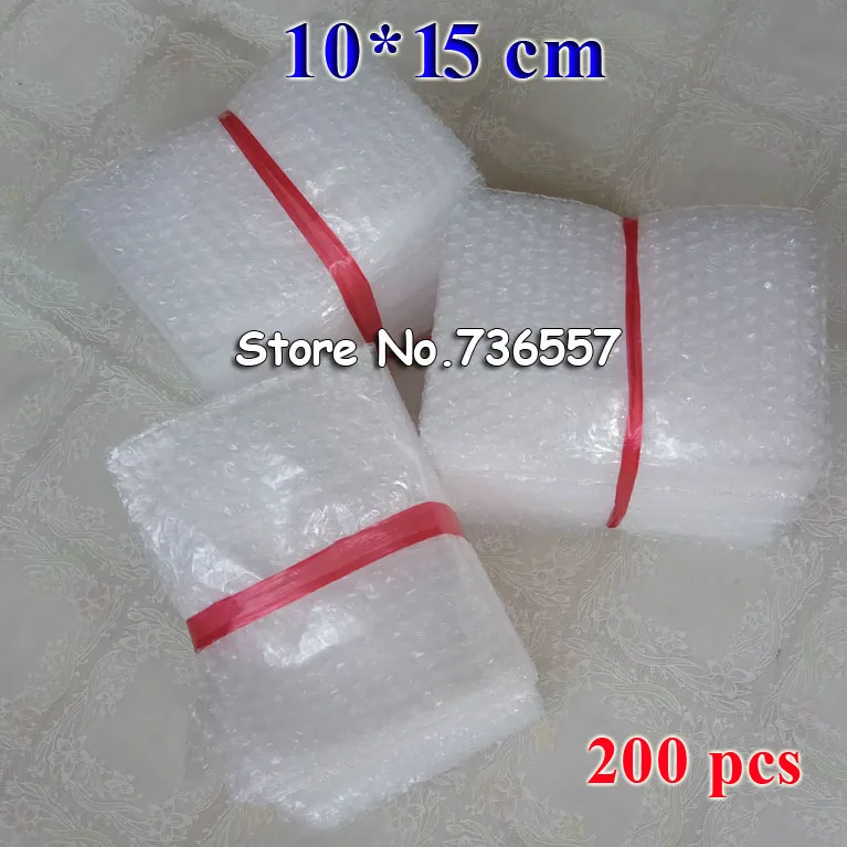 100 мм * 150 мм пластиковый обертывающий конверт белый пузырьковый упаковочный пакет PE прозрачный пузырьковый мешок противоударный мешок