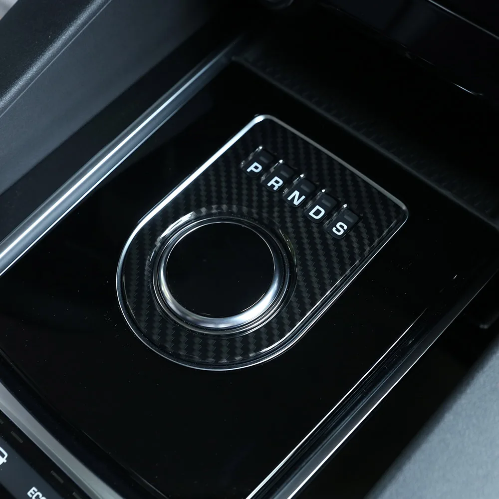 

Carbon fiber Style ABS Gear Shift Box Control Panel Trim Cover Frame For Jaguar XF XE XJL XJ F-PACE f pace X761