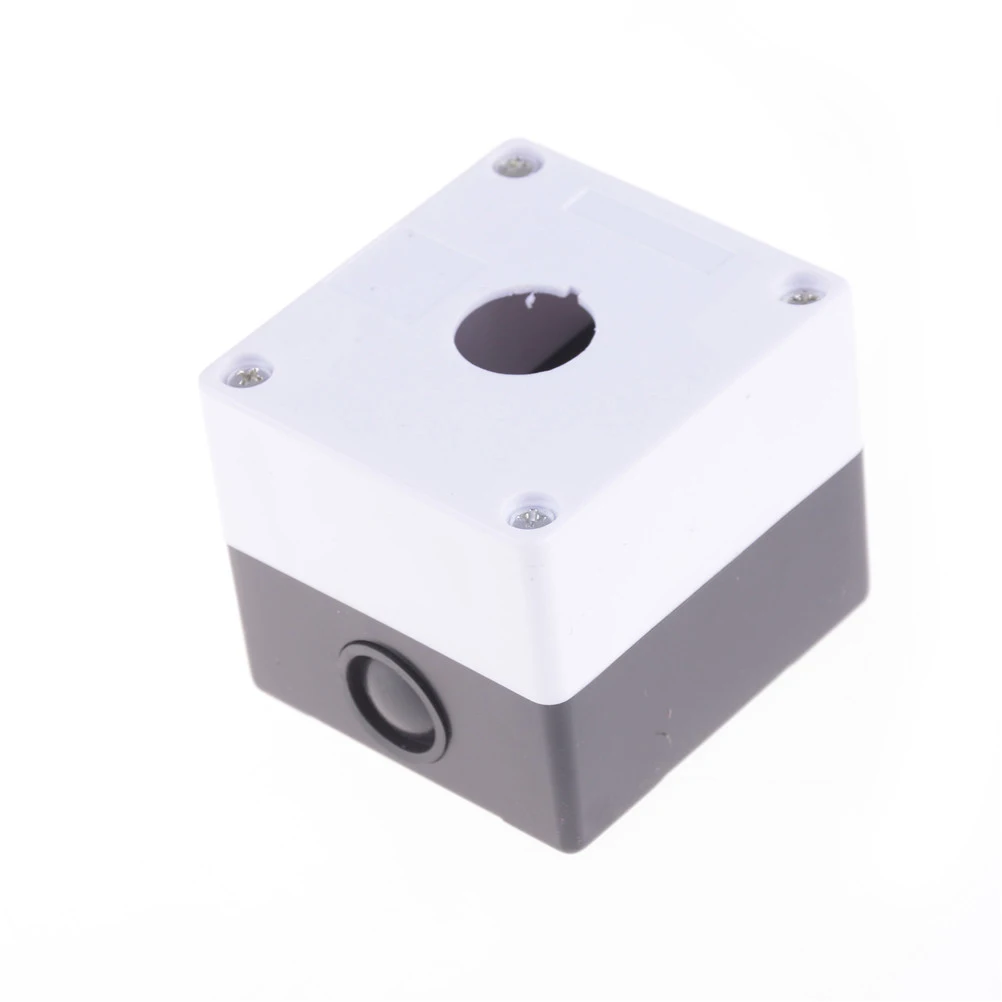 1 Hole Plastic Switch Box For 22mm 7/8" PushButton Plastic Enclosure ...