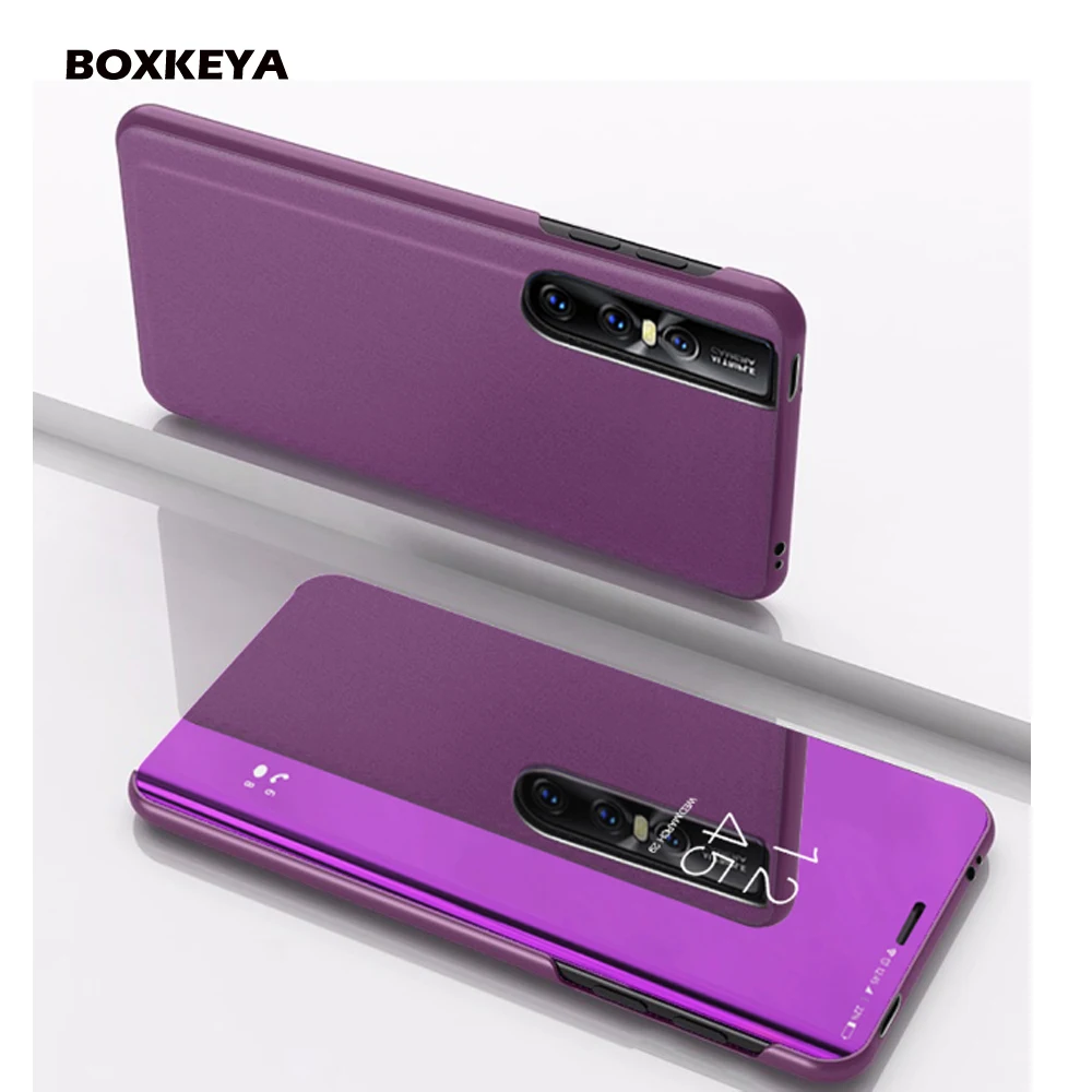 Mirror Filp Case For VIVO V15 Case Stand Flip Leather Back cover For VIVO V15 pro Plating Phone Case full protection Funda