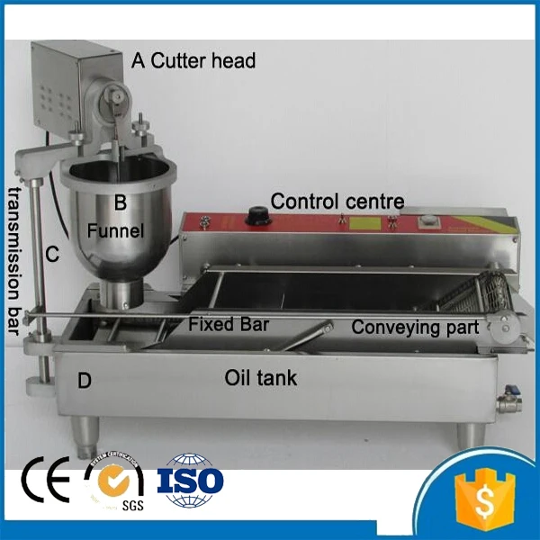 Professional Automatic 800pcs per hour Manual Donut Hole Maker Donut