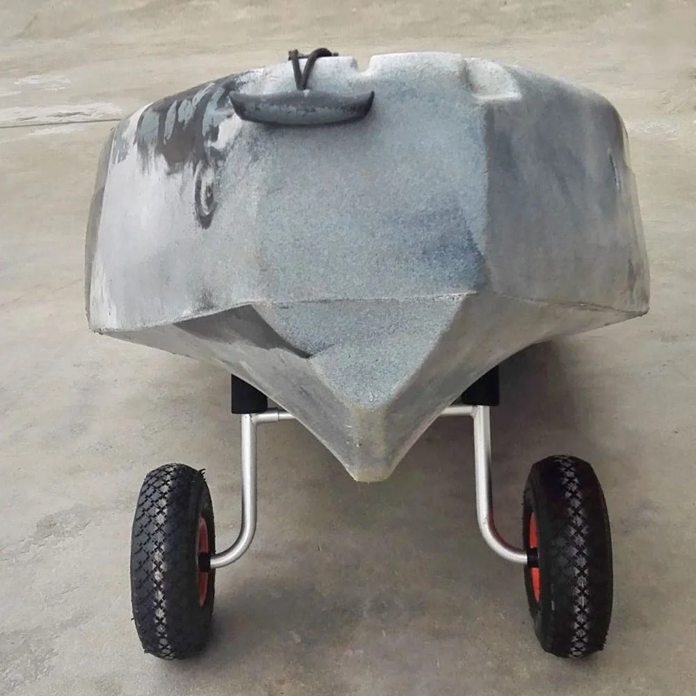 50 кг нагрузки Ёмкость Съемная лодочный электромотор байдарки энергосберегающие двухколесный Каяка тележка аксессуары к лодкам Kayak