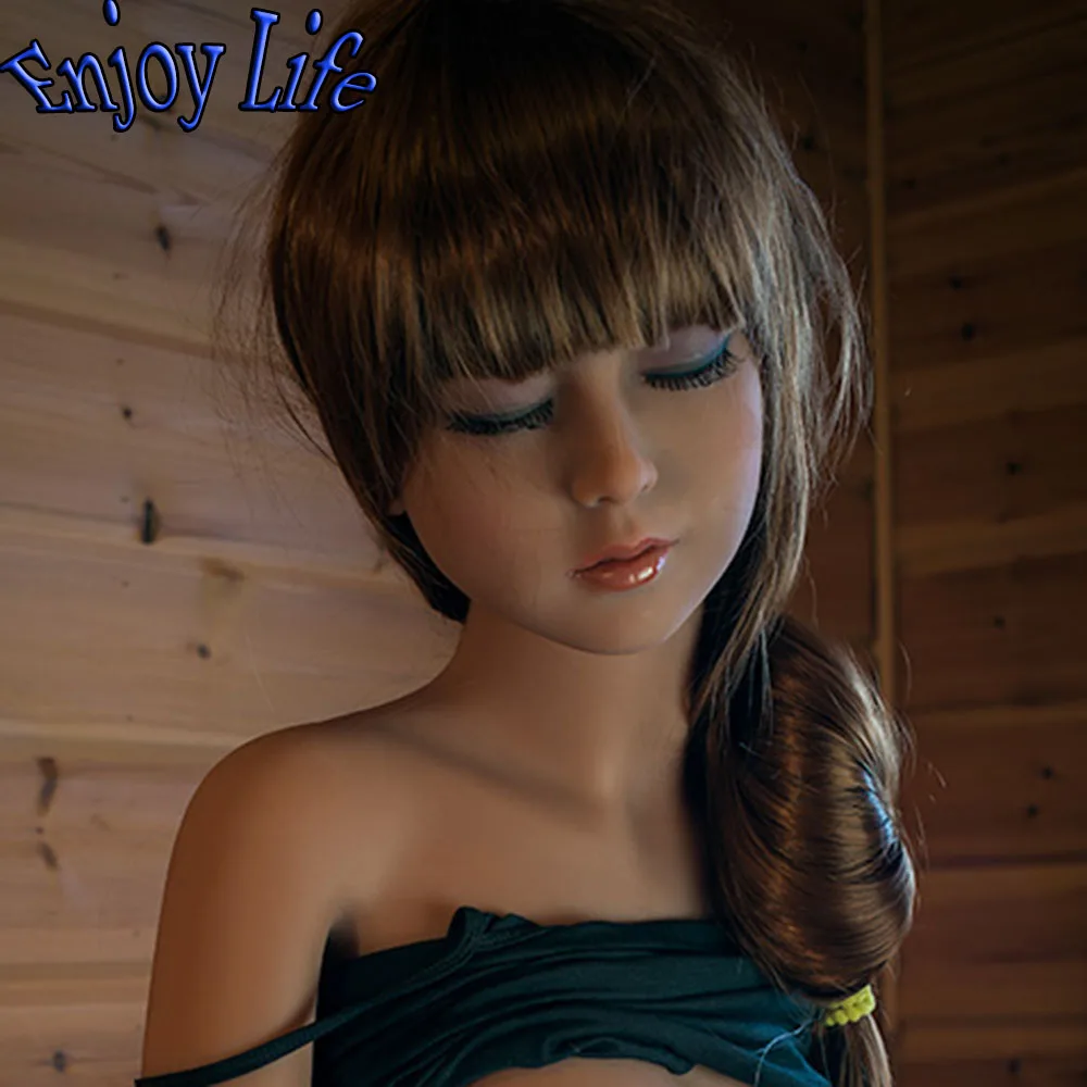 140cm Realistic Flat chested Japanese Silicone Sex Dolls ...