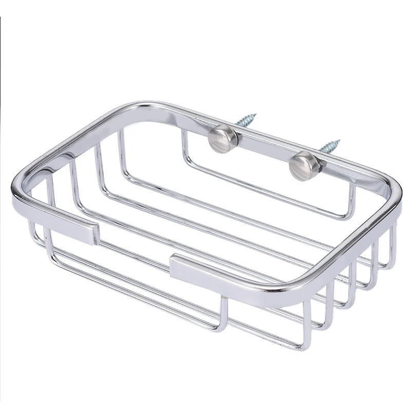 Mayitr Wall Mounted Shower Soap Holder High Quality Stainless Steel Soap Storage Container Dish Bathroom Accessories