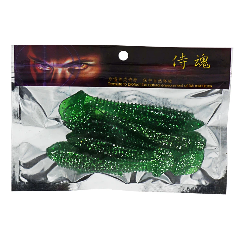  5Pcs 100mm 8.5g Soft Fishing Lure Iscas Artificial Baits T-tail Silicone Swim Bait Pesca Worms Leur