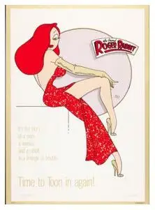 

Jessica Rabbit Vintage Movie Art Wall Decor Silk Print Poster