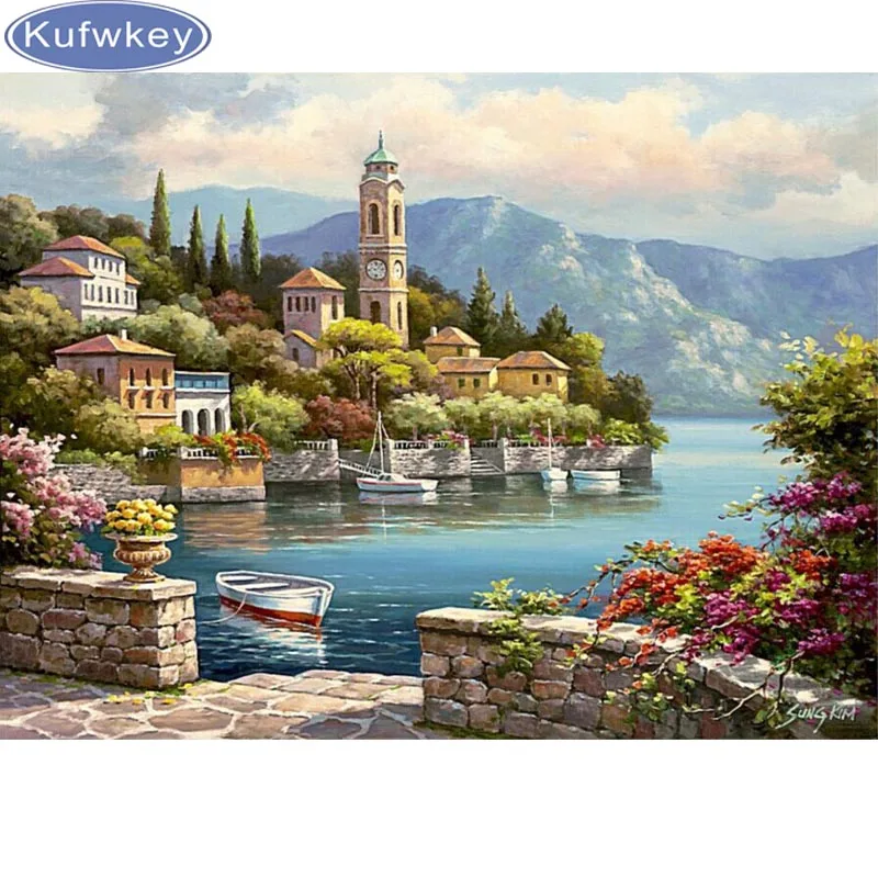 

5D Diamond Embroidery Landscape Waterfall DIY Diamond Painting Diamond Mosaic Crafts Gifts Diamond Pattern Paintings Rhinestones