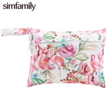 [Simfamily] 1 шт. многоразовые водостойкие мини-сумки для мокрого мешка для менструальных подушечек для кормления коляски, макияж, 14*18 см