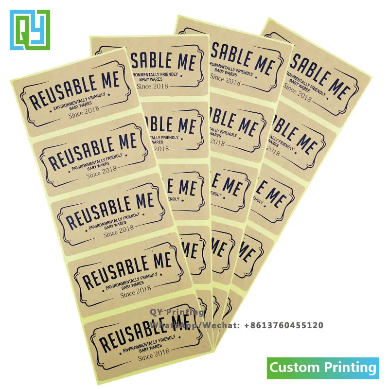 1000pcs 40x80mm 무료 배송 크래프트 종이 스티커 특별 한 선택 고품질 포장 인감 레이블