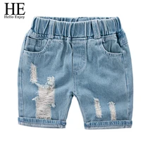 HE Hello Enjoy Girl Shorts kids Summer Jeans Casual Ripped Design Jeans Children’s Shorts For girls Toddler shorts 2018 New