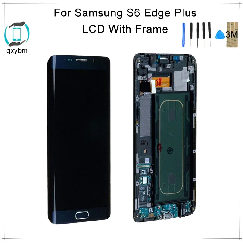 

LCD Display Screen Touch Digitizer +Frame for SAMSUNG for Galaxy S6 Edge Plus G928 LCD Display Assembly + free 3M Sticker