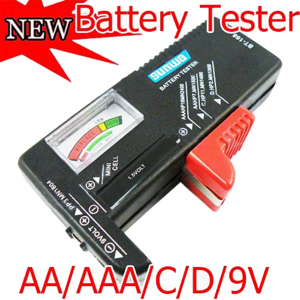 Colour Coded Meter Indicate Universal Digital Battery Tester AA/AAA/C/D/9V/1.5V Button Multiple Size Volt Checker | Инструменты