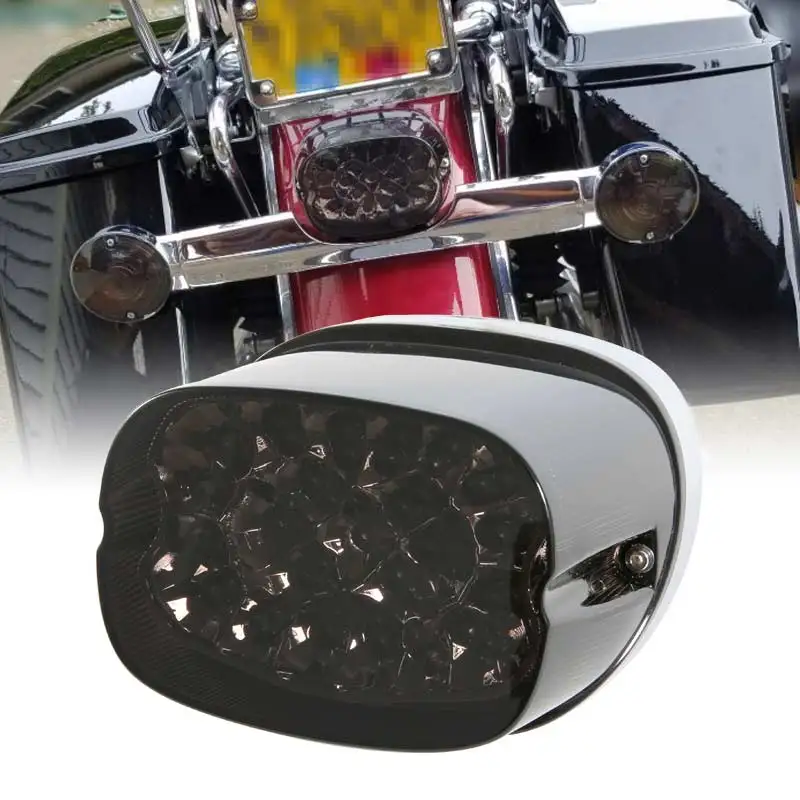 Светодиодный задний фонарь для мотоцикла интегрированные поворотники Fatboy Sportster