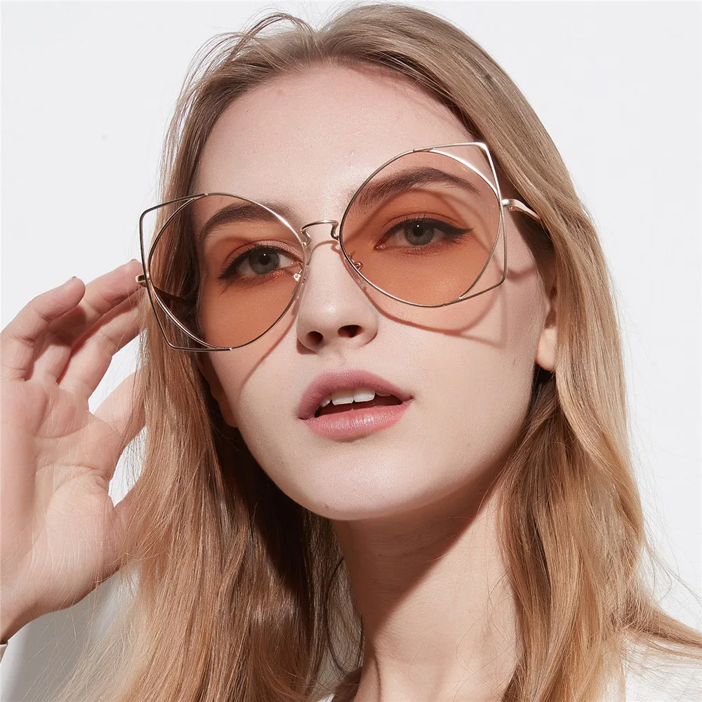 metal frame retro sunglasses