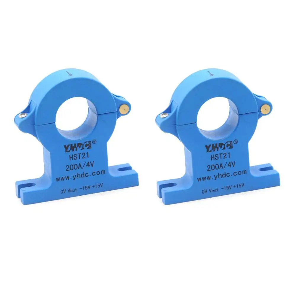 

2pcs HST21 Hall Open Loop Split-Core Current Sensor 200A/4V ±15V