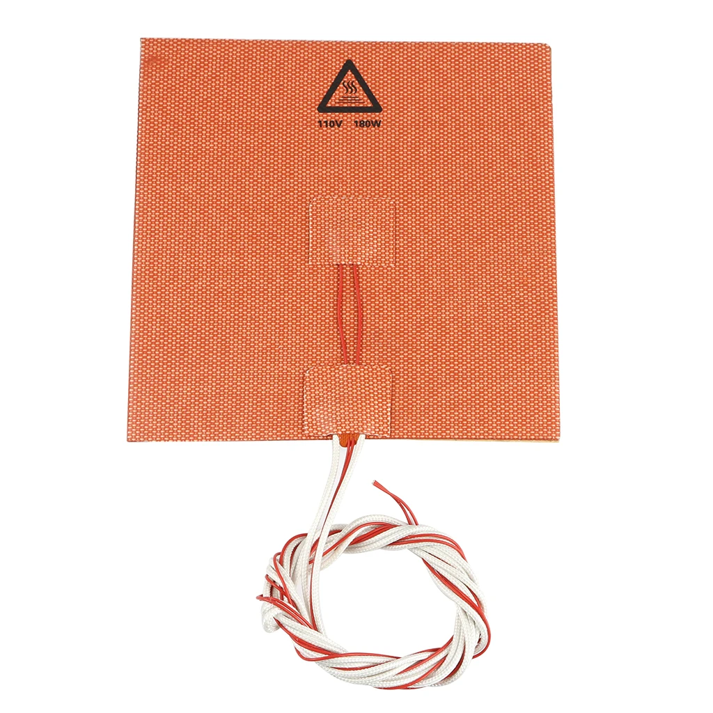 

3D printer accessories 150mm 150mm110V 180W imported hot bed Silicone pad with adhesive high temperature