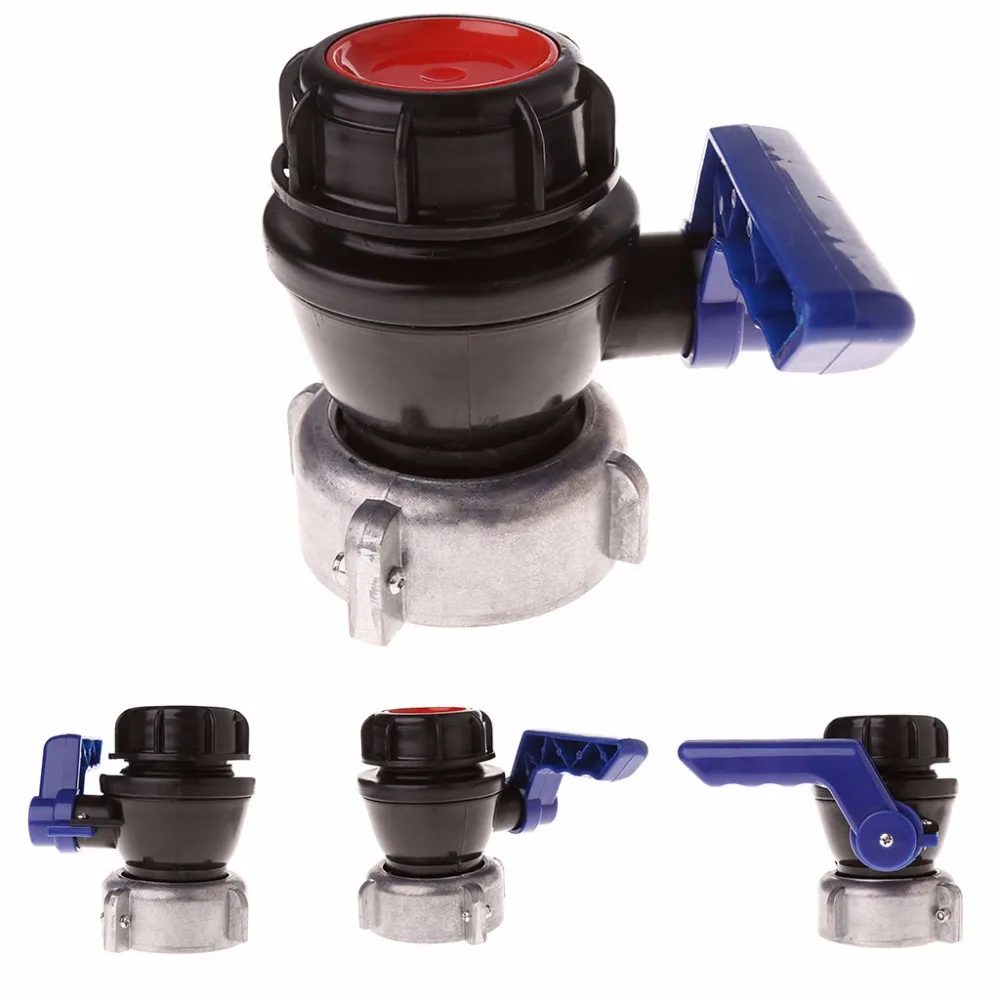 

IBC Tote Tank Ball Valve Drain Adapter 2.95" Coarse Thread Plumbing Valves Valve Parts