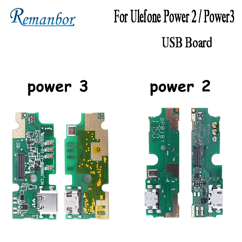 Remanbora для Ulefone power 2 USB плата зарядный порт 100% новый 3 usb разъем зарядная