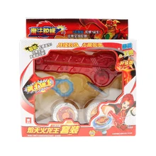 2 шт. Быстрый Бой 4D Flash Light гироскоп Grip Launcher Stadium игрушка волчок набор# Классические игрушки