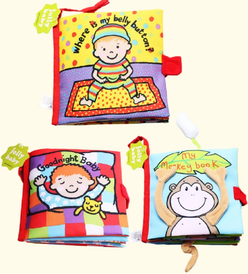 

Promotion Price Baby Story Book Quiet Book for 0-3 Years Fabric Book Soft Baby Book can Bite and Tear