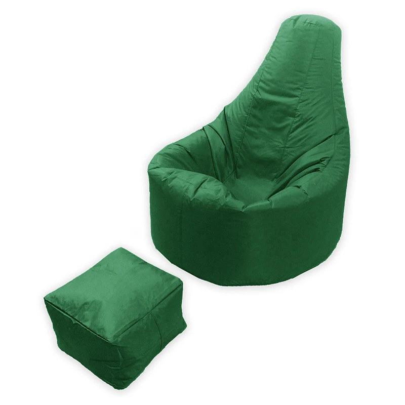Новинка, сумка для взрослых геймеров, диван, большая сумка для фасоли, уличная сумка, игровая большая сумка, кресло для сада, гостиной, льняная ткань, кресло для шезлонга - Цвет: Green