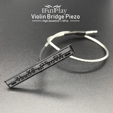1 шт./5 шт. Высокочувствительный Пикап для скрипки мост пьезо Скрипка эквалайзер Пикап пьезо производитель скрипки аксессуары Запчасти