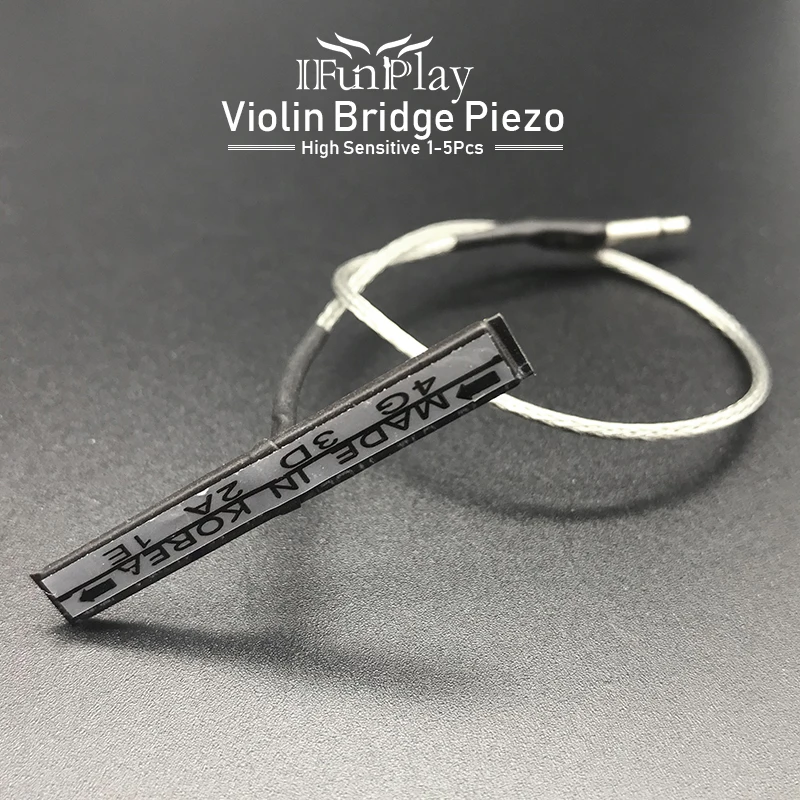 

1Pcs/5pcs High Sensitive Violin Pickup Bridge Piezo Violin Fiddle EQ Equalizer Pickup Piezo Maker Violin Accessories Parts