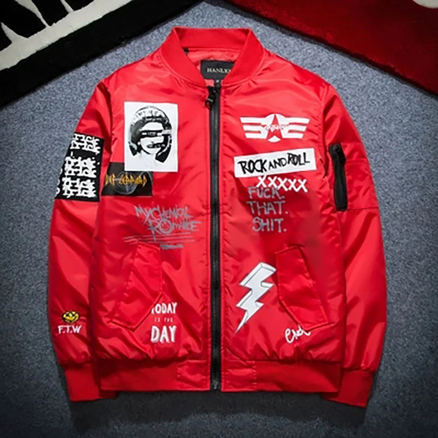 5xl 50nx10 Thick Negro Militar Nuevo 2019 Chaqueta Thick Green Hop Y Streetwear Bombardero Hip Invierno black Para Abrigo Hombre Béisbol green Chaquetas De Abrigos Thick Cazadoras Thin red red Thin Hombres rqYxRrA