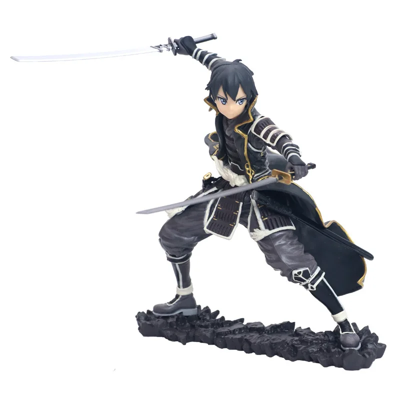 Sword Art онлайн фигурка игрушки SAO Kirito Goukai 16 см Черный Тигр Kirigaya Kazuto модель игрушки рождественские подарки