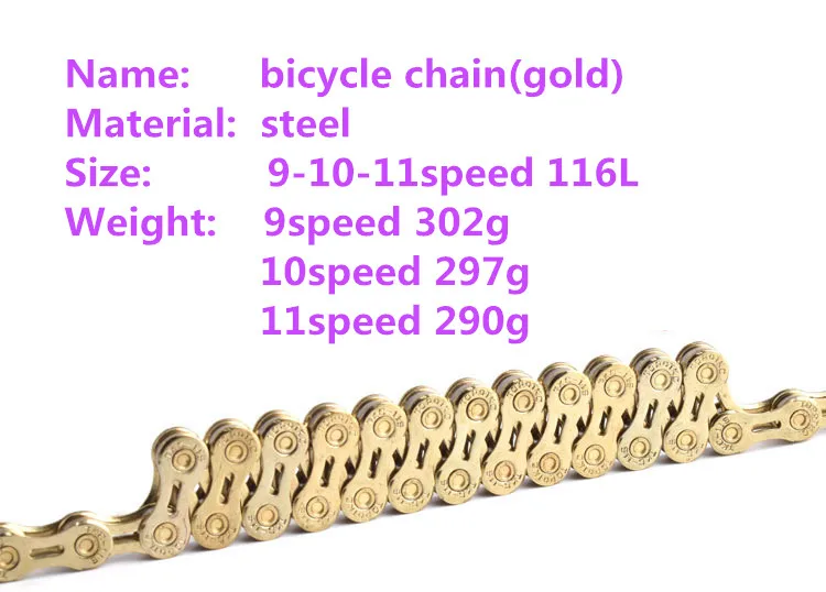 Cheap MEROCA Mountain Bike Bicycle Chain 9/10/11 Speed hollow ultra-light Variable 116L chain 6