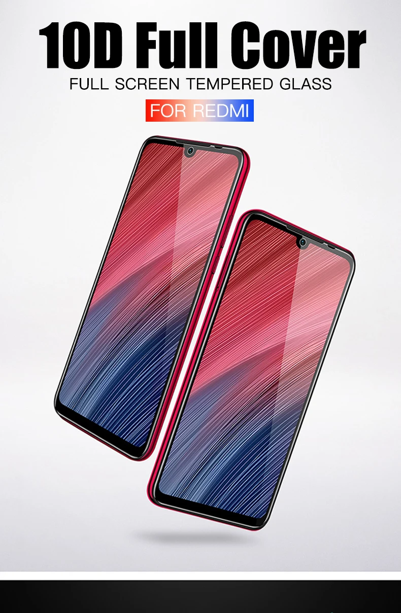 10D защита экрана из закаленного стекла для Xiaomi Redmi Note 7 Pro 5A Redmi 4X 5A 6A Защитное стекло для Redmi 5 Plus 6 Pro пленка